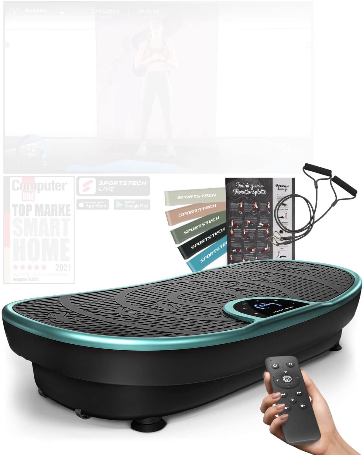 Sportstech Fair Novelty Vibration Plate VP250 Slim UAE Ubuy