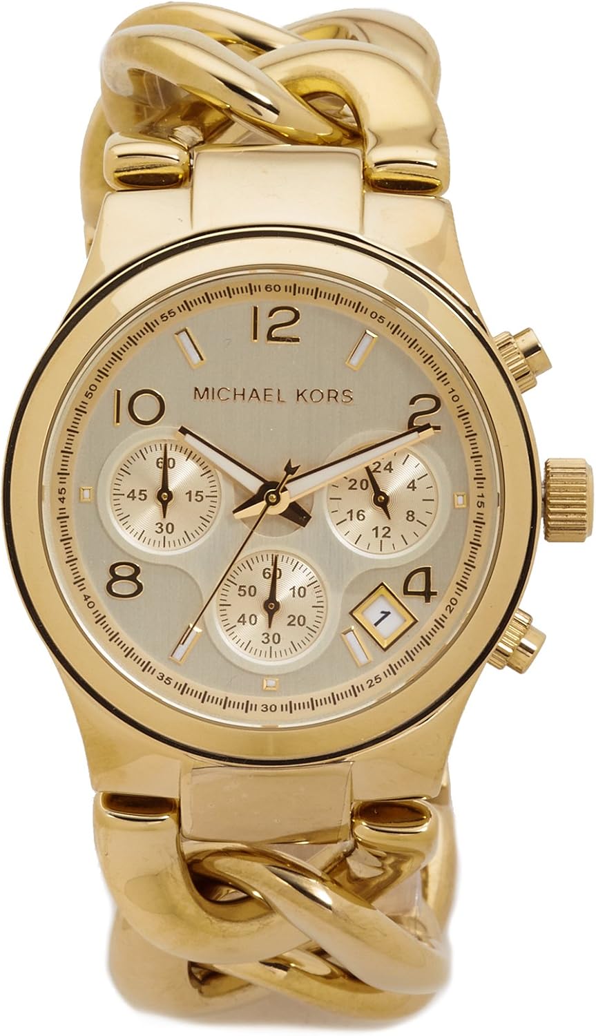 Buy Michael Kors Gold Tone Runway Watch Online UAE Ubuy