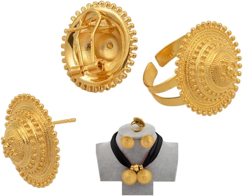 Ethiopian Traditional Jewelry Set - Gold Color Morocco | Ubuy